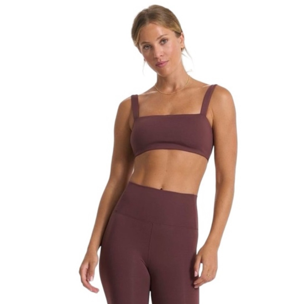 Vuori Burgundy Sports Bra